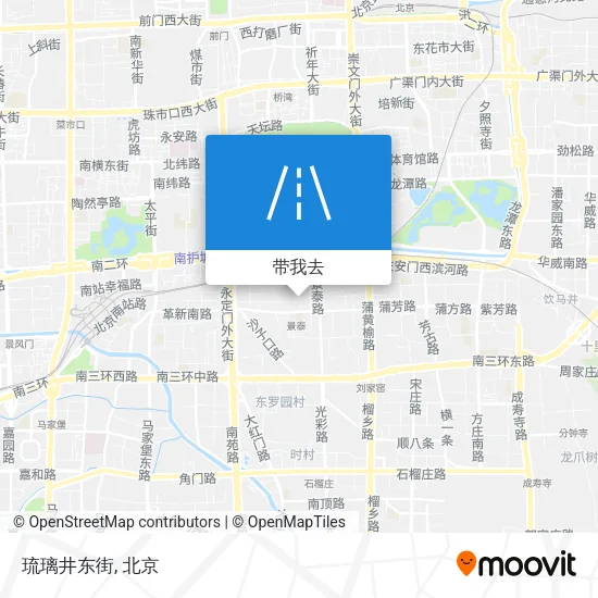琉璃井东街地图