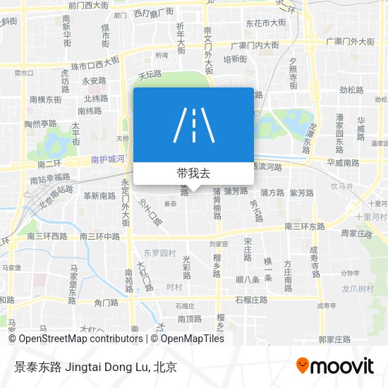 景泰东路 Jingtai Dong Lu地图