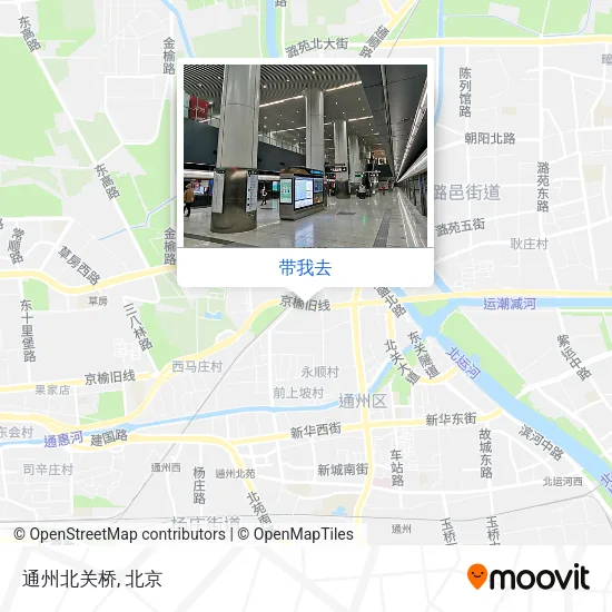 通州北关桥地图