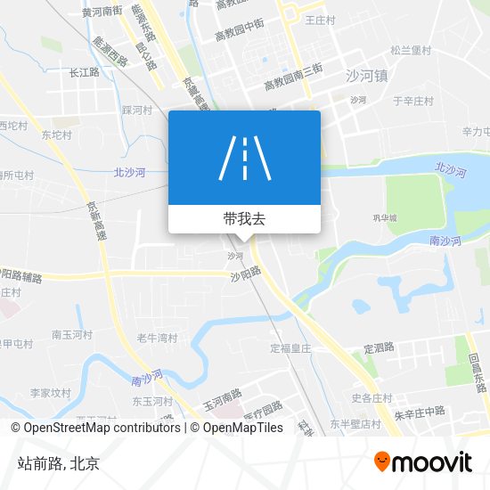站前路地图