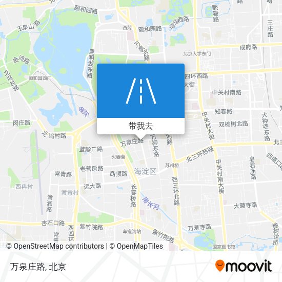 万泉庄路地图