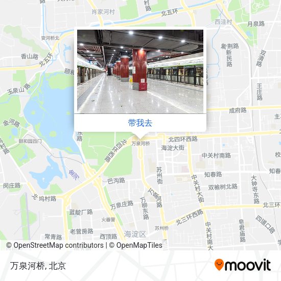 万泉河桥地图
