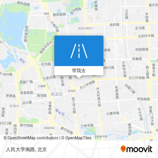 人民大学南路地图