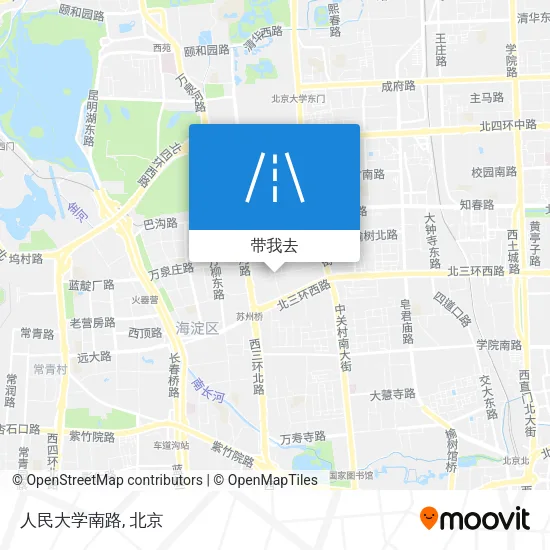人民大学南路地图