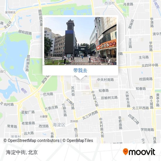 海淀中街地图