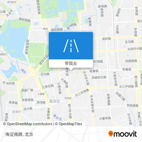 海淀南路地图