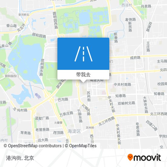 港沟街地图