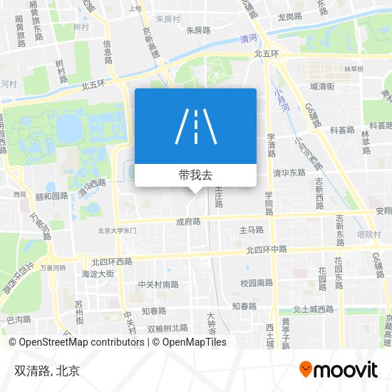 双清路地图