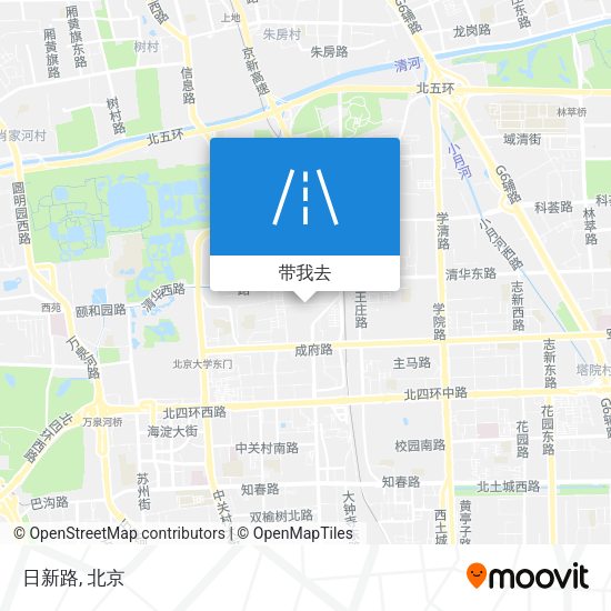 日新路地图