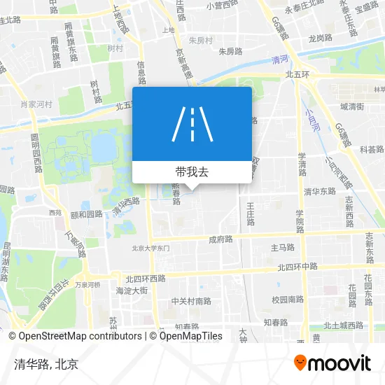 清华路地图