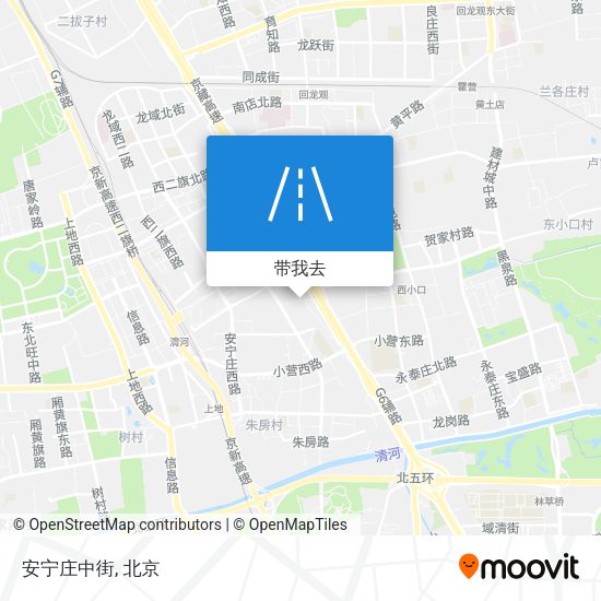 安宁庄中街地图