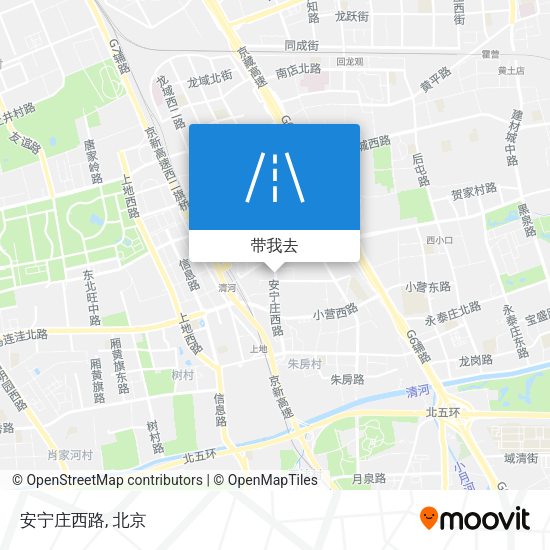 安宁庄西路地图