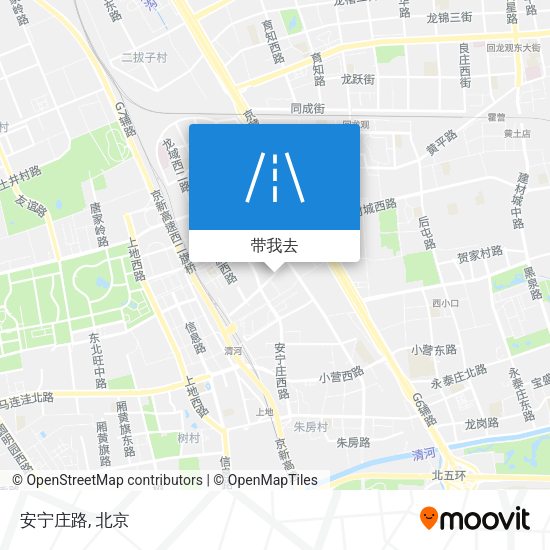 安宁庄路地图