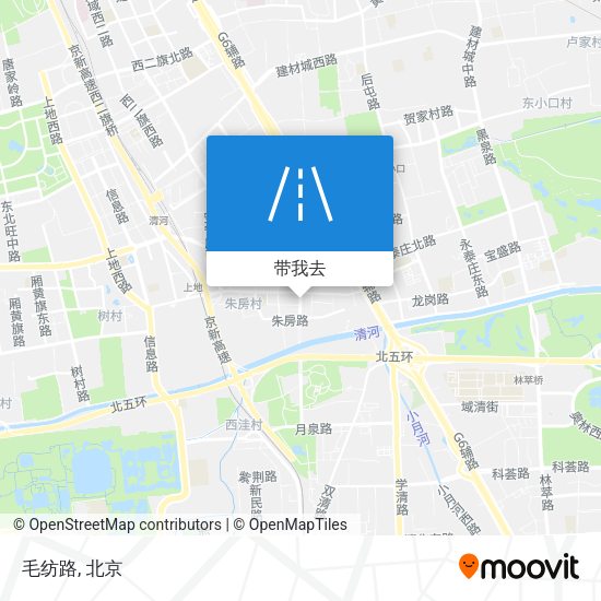 毛纺路地图