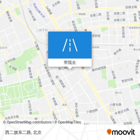 西二旗东二路地图