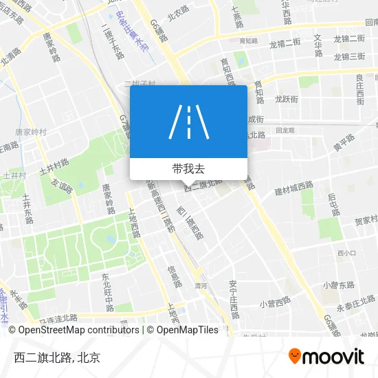西二旗北路地图