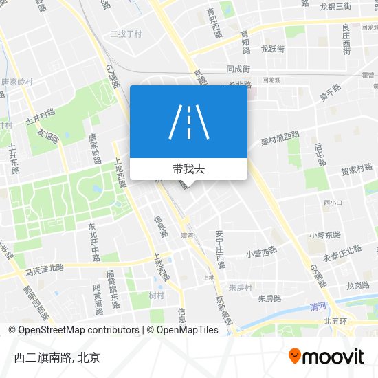 西二旗南路地图