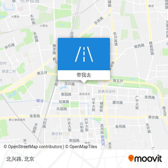 北兴路地图