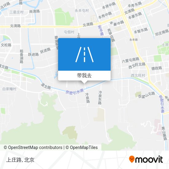 上庄路地图