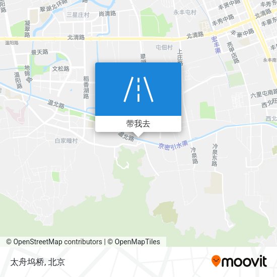 太舟坞桥地图