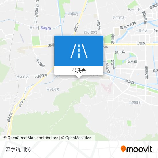 温泉路地图