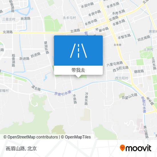 画眉山路地图