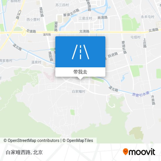 白家疃西路地图