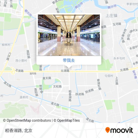 稻香湖路地图