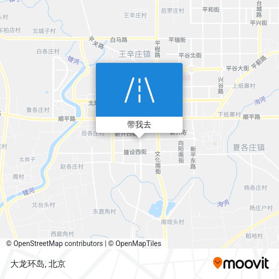 大龙环岛地图