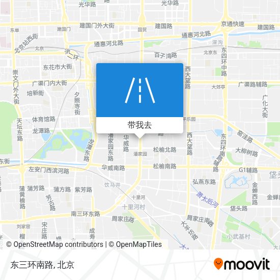 东三环南路地图