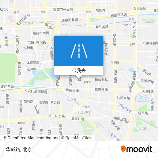 华威路地图