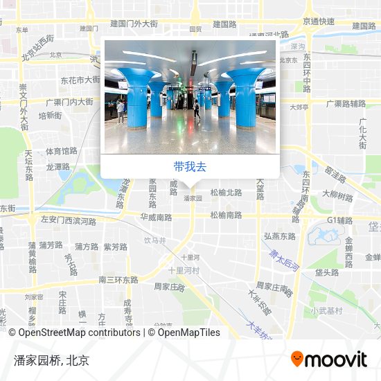 潘家园桥地图