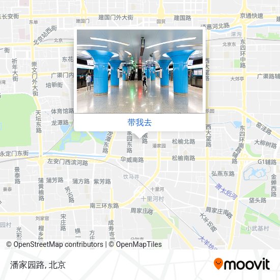 潘家园路地图