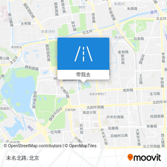 未名北路地图