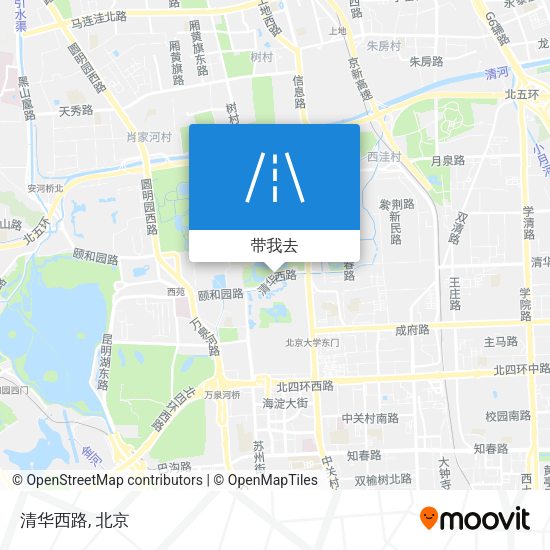 清华西路地图