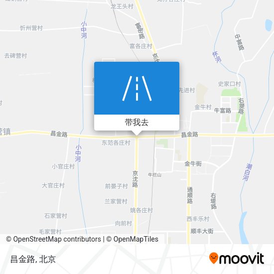 昌金路地图