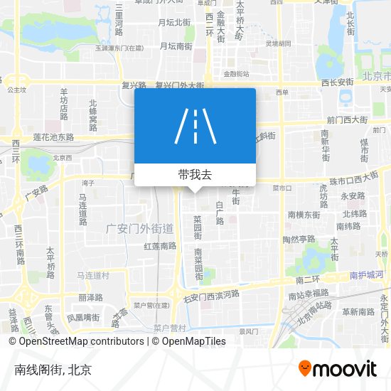 南线阁街地图