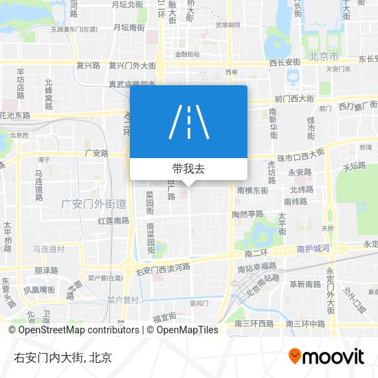 右安门内大街地图
