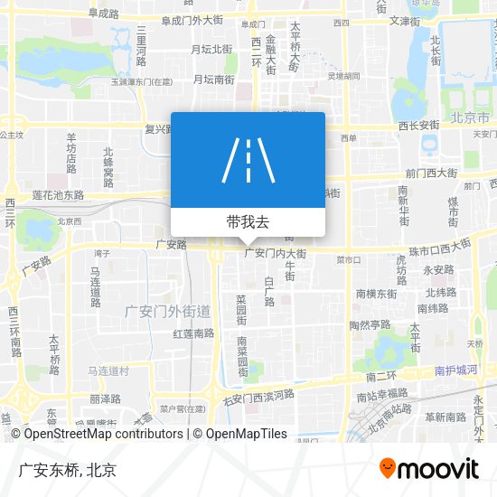 广安东桥地图
