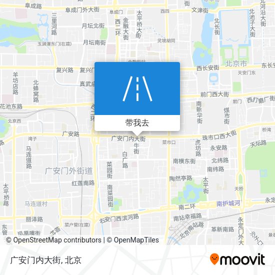广安门内大街地图