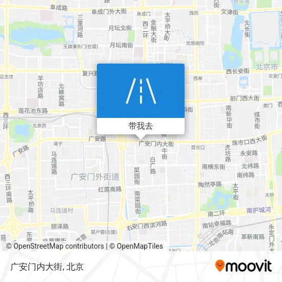 广安门内大街地图