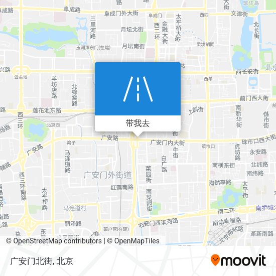 广安门北街地图