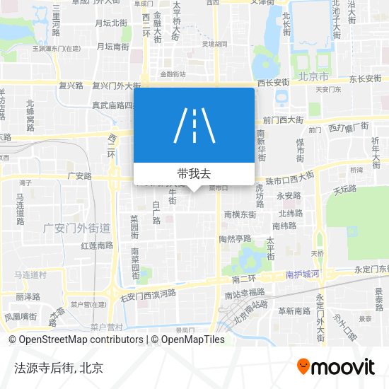 法源寺后街地图