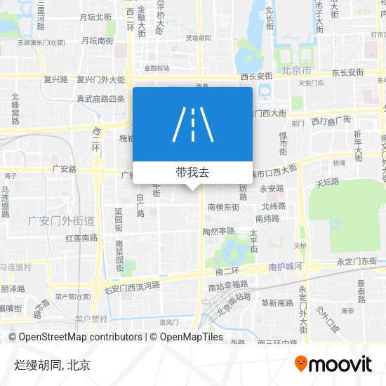 烂缦胡同地图
