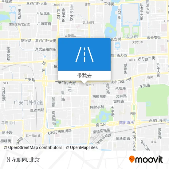莲花胡同地图