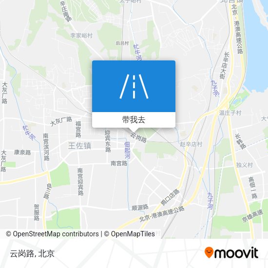 云岗路地图