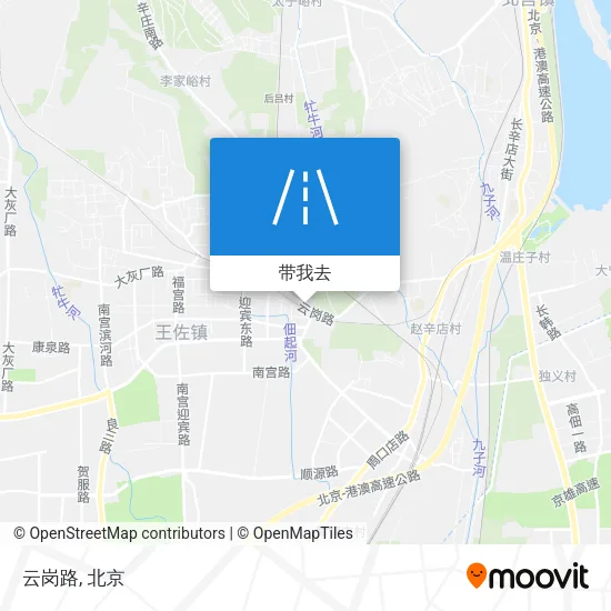 云岗路地图