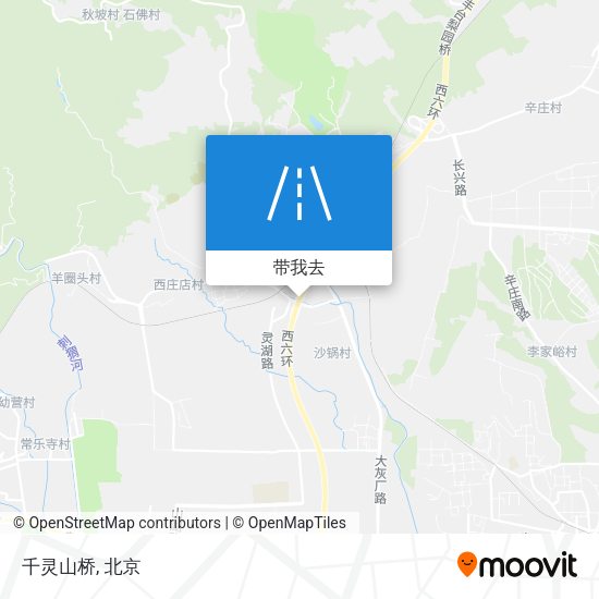 千灵山桥地图