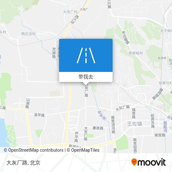 大灰厂路地图