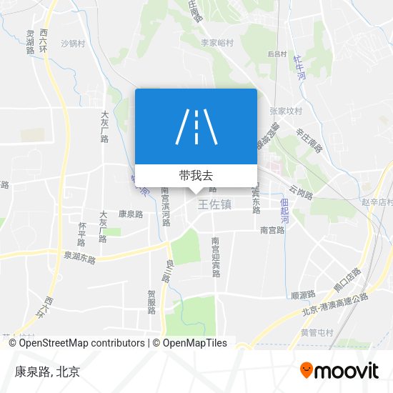 康泉路地图